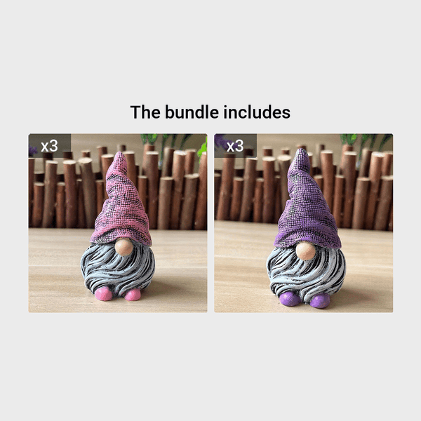 Planet Gates W01-3*3+W01-4*3 Add a Touch of Whimsy to Your Home with this Adorable Gnome Statue!