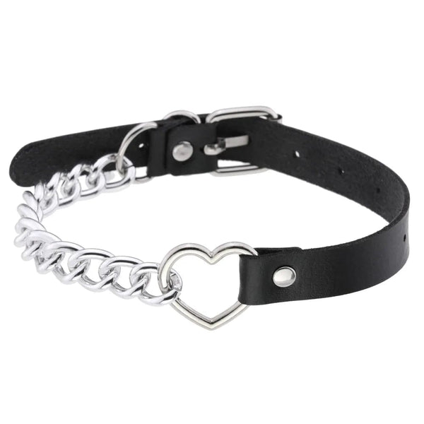 Planet Gates W4606-1 Trendy Punk Spike Rivet Leather Women Choker Bell Pentagram Harajuku Collar Necklaces Handmade Boho Gothic Girl Collier  Jewelry