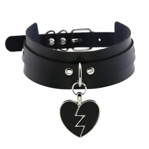 Planet Gates W4606-1 Trendy Punk Spike Rivet Leather Women Choker Bell Pentagram Harajuku Collar Necklaces Handmade Boho Gothic Girl Collier  Jewelry