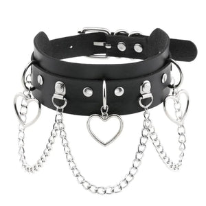 Planet Gates W4606-1 Trendy Punk Spike Rivet Leather Women Choker Bell Pentagram Harajuku Collar Necklaces Handmade Boho Gothic Girl Collier  Jewelry