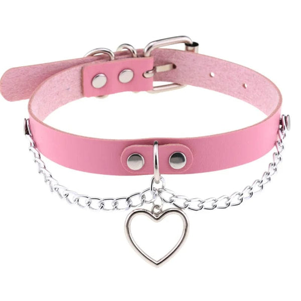 Planet Gates W4606-1 Trendy Punk Spike Rivet Leather Women Choker Bell Pentagram Harajuku Collar Necklaces Handmade Boho Gothic Girl Collier  Jewelry