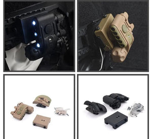 Planet Gates Wadsn Aisorft Helmet Flashlight GEN 2 Red White Light Helmets Tactical Scout Light GEN II Accessories for Outdoor