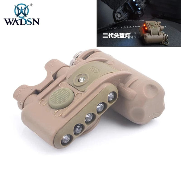 Planet Gates Wadsn Aisorft Helmet Flashlight GEN 2 Red White Light Helmets Tactical Scout Light GEN II Accessories for Outdoor