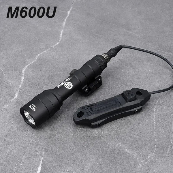 Planet Gates WADSN M600 M600C M600U Airsoft Powerful Flashlight Tactical Torch Scout Rifle Gun Weapon LED Light Fit 20mm Picatinny Rail