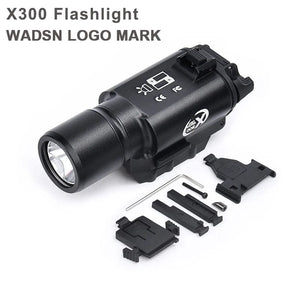 Planet Gates WADSN Metal Tactical X300U X300 Ultra XH35 X300UH-B Pistol Light Hunting Scout Strobe Flashlight Accessories Fit 20mm Rail