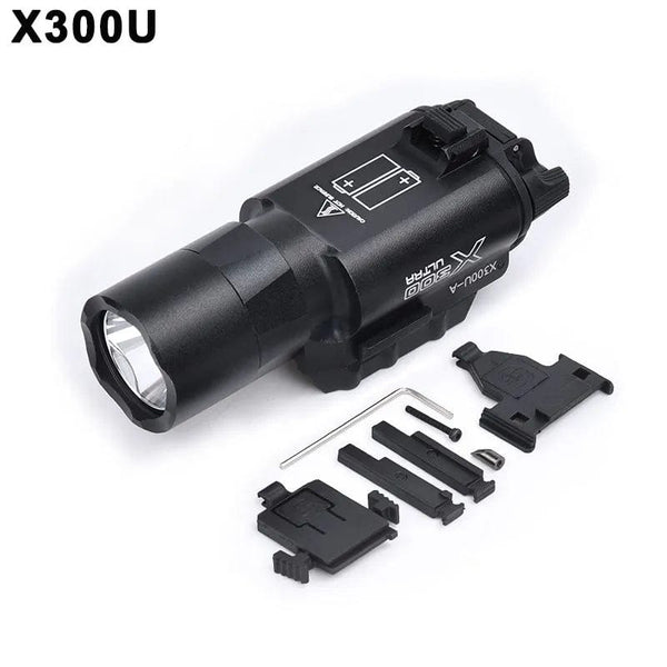 Planet Gates WADSN Metal Tactical X300U X300 Ultra XH35 X300UH-B Pistol Light Hunting Scout Strobe Flashlight Accessories Fit 20mm Rail