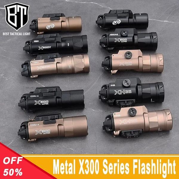 Planet Gates WADSN Metal Tactical X300U X300 Ultra XH35 X300UH-B Pistol Light Hunting Scout Strobe Flashlight Accessories Fit 20mm Rail