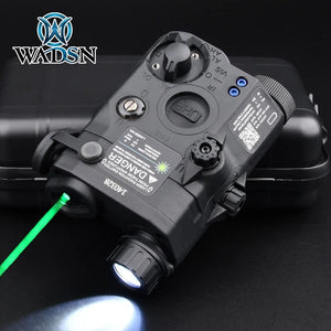 Planet Gates WADSN PEQ 15 PEQ-15 Red Dot Green Blue Laser Pointer Sight For 20mm Picatinny Rail AR15 Arisoft Accessories Weapon Flashlight