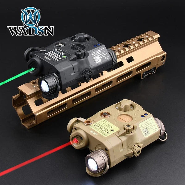 Planet Gates WADSN PEQ 15 PEQ-15 Red Dot Green Blue Laser Pointer Sight For 20mm Picatinny Rail AR15 Arisoft Accessories Weapon Flashlight