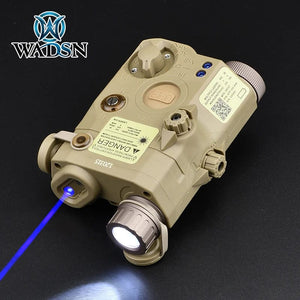 Planet Gates WADSN PEQ 15 PEQ-15 Red Dot Green Blue Laser Pointer Sight For 20mm Picatinny Rail AR15 Arisoft Accessories Weapon Flashlight