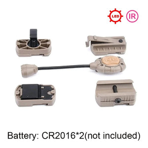 Planet Gates WADSN Tactical Airsoft Helmet Light Princeton Softair Lantern IR Red Dot LED Flashlight Tec Mpls 3 LED Light Weapon Rifle Lamp