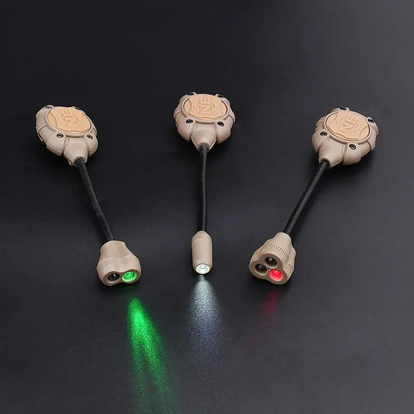 Planet Gates WADSN Tactical Airsoft Helmet Light Princeton Softair Lantern IR Red Dot LED Flashlight Tec Mpls 3 LED Light Weapon Rifle Lamp