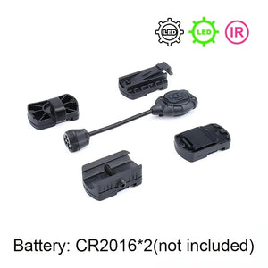 Planet Gates WADSN Tactical Airsoft Helmet Light Princeton Softair Lantern IR Red Dot LED Flashlight Tec Mpls 3 LED Light Weapon Rifle Lamp