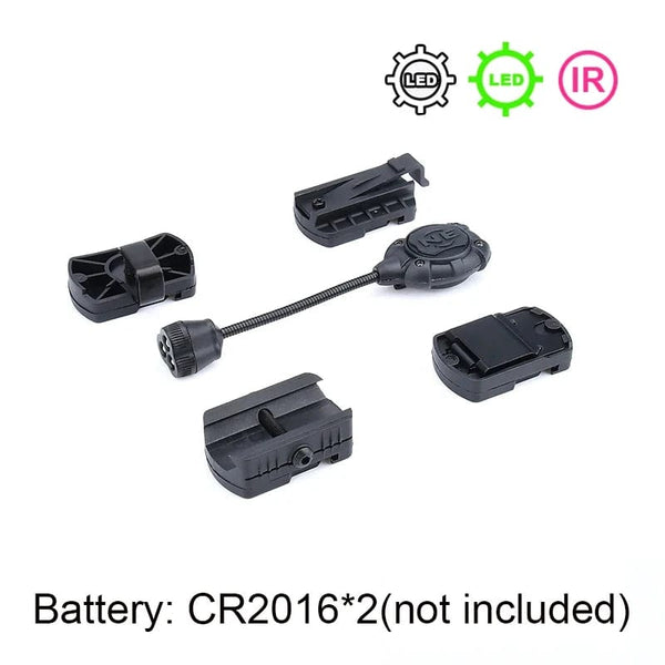 Planet Gates WADSN Tactical Airsoft Helmet Light Princeton Softair Lantern IR Red Dot LED Flashlight Tec Mpls 3 LED Light Weapon Rifle Lamp