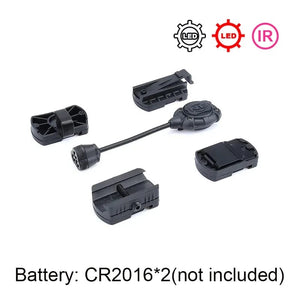 Planet Gates WADSN Tactical Airsoft Helmet Light Princeton Softair Lantern IR Red Dot LED Flashlight Tec Mpls 3 LED Light Weapon Rifle Lamp