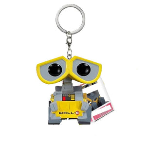 Planet Gates Wall-E Hot Keychain Wall-E Robot Wall E & EVE PVC Action Figure Collection Model Toys Pendant Vinyl Figure Collection Model Toys Gifts
