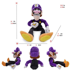 Planet Gates waluigi / CHINA Mario Bros Plush Toys Luigi Yoshi Princess Peach Toadette Bowser JR Waluigi Wario Anime Stuffed Cartoon Peluche Dolls