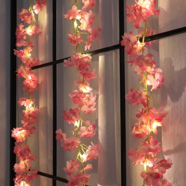 Planet Gates Warm / 2m/6.56ft 1 Roll, LED Cherry Blossom Lamp String Yard Light New Year Decorations, NOT INCLUDED BATTERIES (1pc 6.56ft 20 Led), Mother's Day Gift, Mother's Day Decor