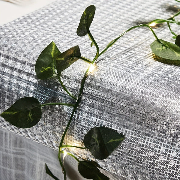 Planet Gates Warm Color / 2M/6.56Ft. 20LED 1pc, LED Green Leaf Fake Plants String Light (2m/78.74in 20 Led), New Year Decorations, Battery Powered-Not Included Batteries, For Wall House Room Decor, Office Decor, Birthday, Home Room, Bedroom Decor