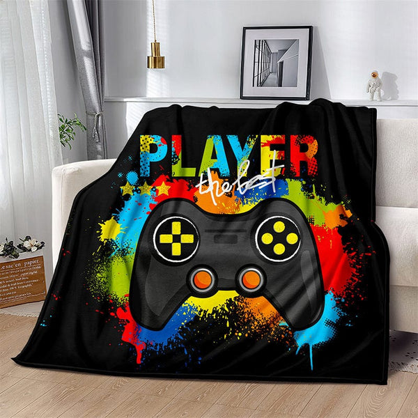 Planet Gates Warm Comfortable Cartoon Blanket, Throw Blanket For Couch Sofa