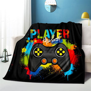 Planet Gates Warm Comfortable Cartoon Blanket, Throw Blanket For Couch Sofa