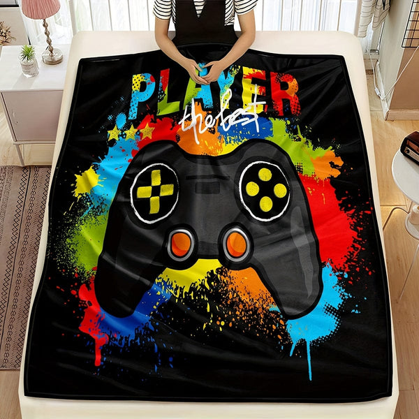 Planet Gates Warm Comfortable Cartoon Blanket, Throw Blanket For Couch Sofa