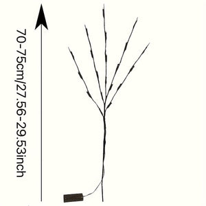 Planet Gates Warm Light 1pc, 20 LED Branch Lights - Indoor Decoration Lighting for Weddings, Birthdays, and Christmas - Fairy Lights with Branch Design