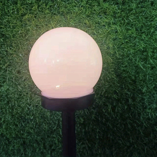 Planet Gates Warm Light / 3 Pcs 3 Pack Solar Garden Light Small White Ball Light Round Ball Bulb Light Led Outdoor Decorative Landscape Garden Villa Lawn Light Ground Plug Light Waterproof