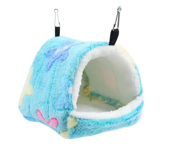 Planet Gates Warm Pet House Cage For Hamster Small Animal Nest Soft Comfort Squirrel Nest Guinea Pig House Rodent Hedgehog Bed