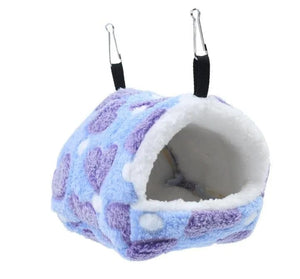 Planet Gates Warm Pet House Cage For Hamster Small Animal Nest Soft Comfort Squirrel Nest Guinea Pig House Rodent Hedgehog Bed