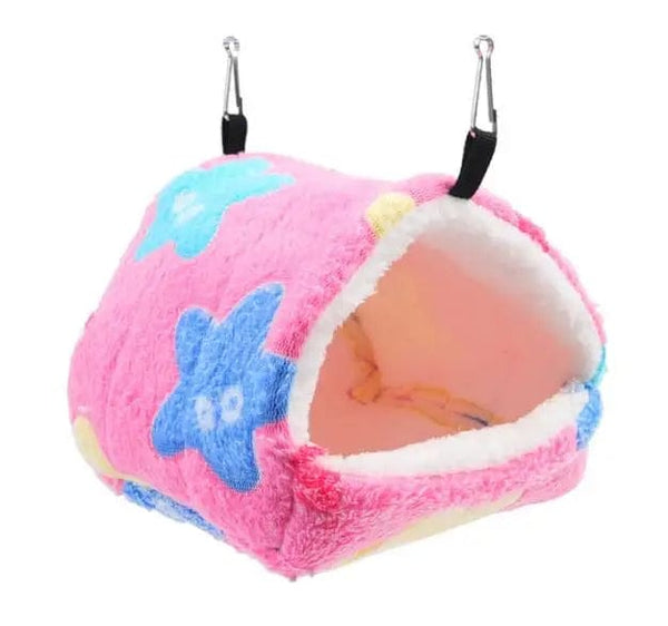 Planet Gates Warm Pet House Cage For Hamster Small Animal Nest Soft Comfort Squirrel Nest Guinea Pig House Rodent Hedgehog Bed