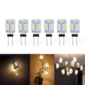 Planet Gates Warm White 6pcs X G4 12V DC 10 Smd Warm White Marine Boat Camper 1210/3528 RV Jayco Light Bulb Lamp 3000k
