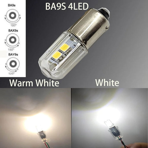 Planet Gates Warm White / BA9S 12V 2PCS E10 T4w H21W  Ba9s BA9 BA9S 57 756 1816 1891 1893 Led Bulb lamp Auto Car LED Indicator Light Bulb 6V 6.3V 12V  Warning LED