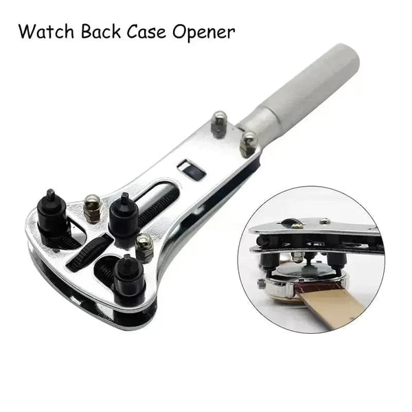 Planet Gates Watch Repair Tools Wrist Watch Case Opener Adjustable Screw Back Remover Wrench Repair Tool Claw Watch Repair Tools Case Opener