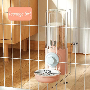 Planet Gates Water dispenser3 HOOPET Automatic Pet Bowls Cage Hanging Feeder Dog Water Bottle Food Container Dispenser Bowl for Puppy Cats Pet Feeding Product