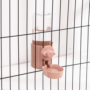 Planet Gates water feeder pink Automatic Pet Feeder Cage Hanging Bowl Water Bottle Food Container Dispenser For Puppy Cats Rabbit Birds Pet Feeding Product