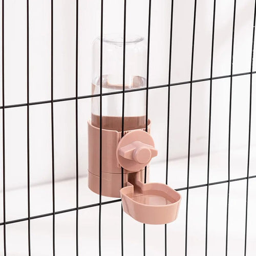 Planet Gates water feeder pink Automatic Pet Feeder Cage Hanging Bowl Water Bottle Food Container Dispenser For Puppy Cats Rabbit Birds Pet Feeding Product