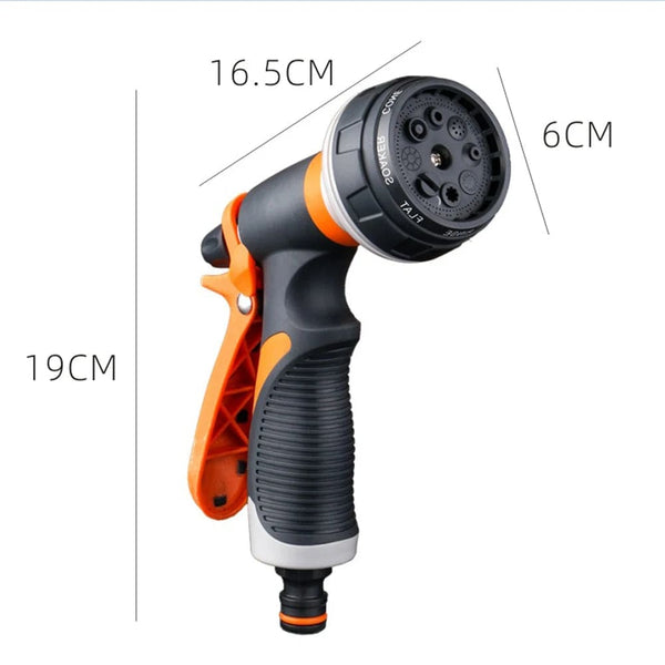 Planet Gates Water Gun High-Pressure Water Spray Gun Car Washer Hose Nozzle Garden Watering Sprinkler Sprinkler Cleaning Water Gun