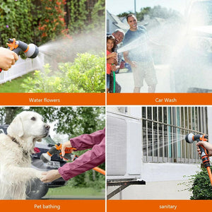 Planet Gates Water Gun High-Pressure Water Spray Gun Car Washer Hose Nozzle Garden Watering Sprinkler Sprinkler Cleaning Water Gun