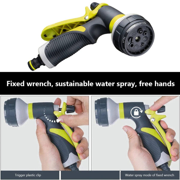 Planet Gates Water Gun High-Pressure Water Spray Gun Car Washer Hose Nozzle Garden Watering Sprinkler Sprinkler Cleaning Water Gun