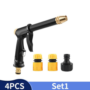 Planet Gates Water Gun Set1 Adjustable High-Pressure Water Gun Household Car Wash Water Wash Nozzle Diamond Water Watering Pipe Car Wash Gun Cleaning Tools