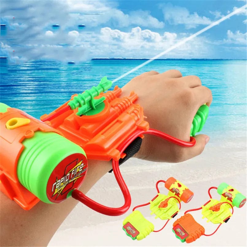 Planet Gates Water Gun Toys Fun Spray Wrist Hand-held Children's Outdoor Beach Play Water Toy For Boys Sports Summer Pistol Gun Weapon Gifts