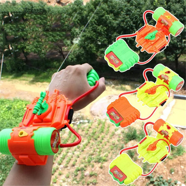 Planet Gates Water Gun Toys Fun Spray Wrist Hand-held Children's Outdoor Beach Play Water Toy For Boys Sports Summer Pistol Gun Weapon Gifts