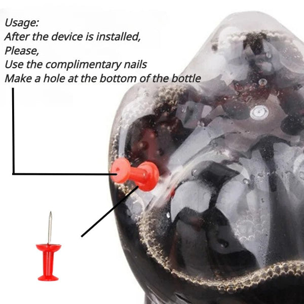 Planet Gates Water Jug Soda Beverage Dispenser Bottle Coke Upside Down Drinking Water Distributeur De Boisson Switch Gadget Party Home Bar