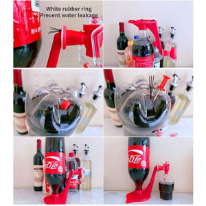 Planet Gates Water Jug Soda Beverage Dispenser Bottle Coke Upside Down Drinking Water Distributeur De Boisson Switch Gadget Party Home Bar