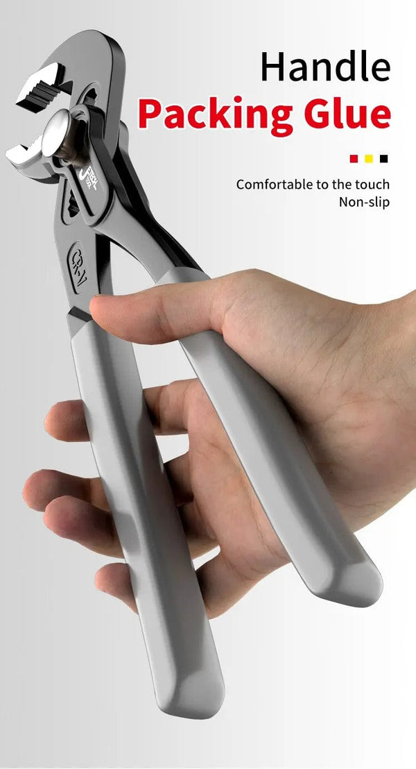 Planet Gates Water Pump Pliers Quick-Release Plumbing Pliers Pipe Wrench Adjustable Water Pipe Clamp Pliers Household Hand Tools Multi-functi