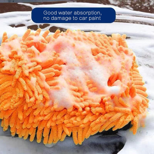 Planet Gates Waterproof Car Wash Microfiber Chenille Gloves Thick Car Cleaning Mitt Wax Detailing Brush Auto Care Double-faced Glove