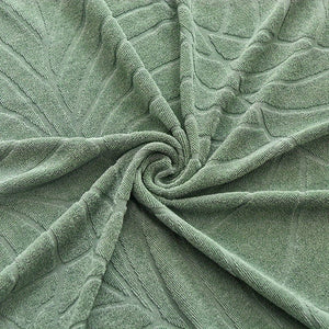 Planet Gates Waterproof Jacquard Sofa Cover Large Leaf Design Retractable Washable Durable Elastic Slipcover for All Seasons Universal Modern Home Decor Furniture Protector