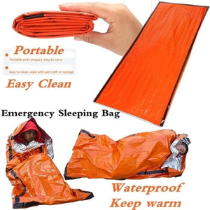 Planet Gates Waterproof Lightweight Thermal Emergency Sleeping Bag Bivy Sack - Survival Blanket Bags Camping, Hiking, Outdoor, Activities