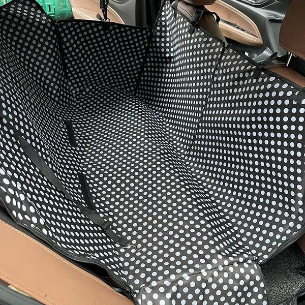 Planet Gates Waterproof Pet Dog Car Seat Cover Protector Printed Scratchproof Car Back Seat Cover Protector Pad with Printing for Dogs Travel
